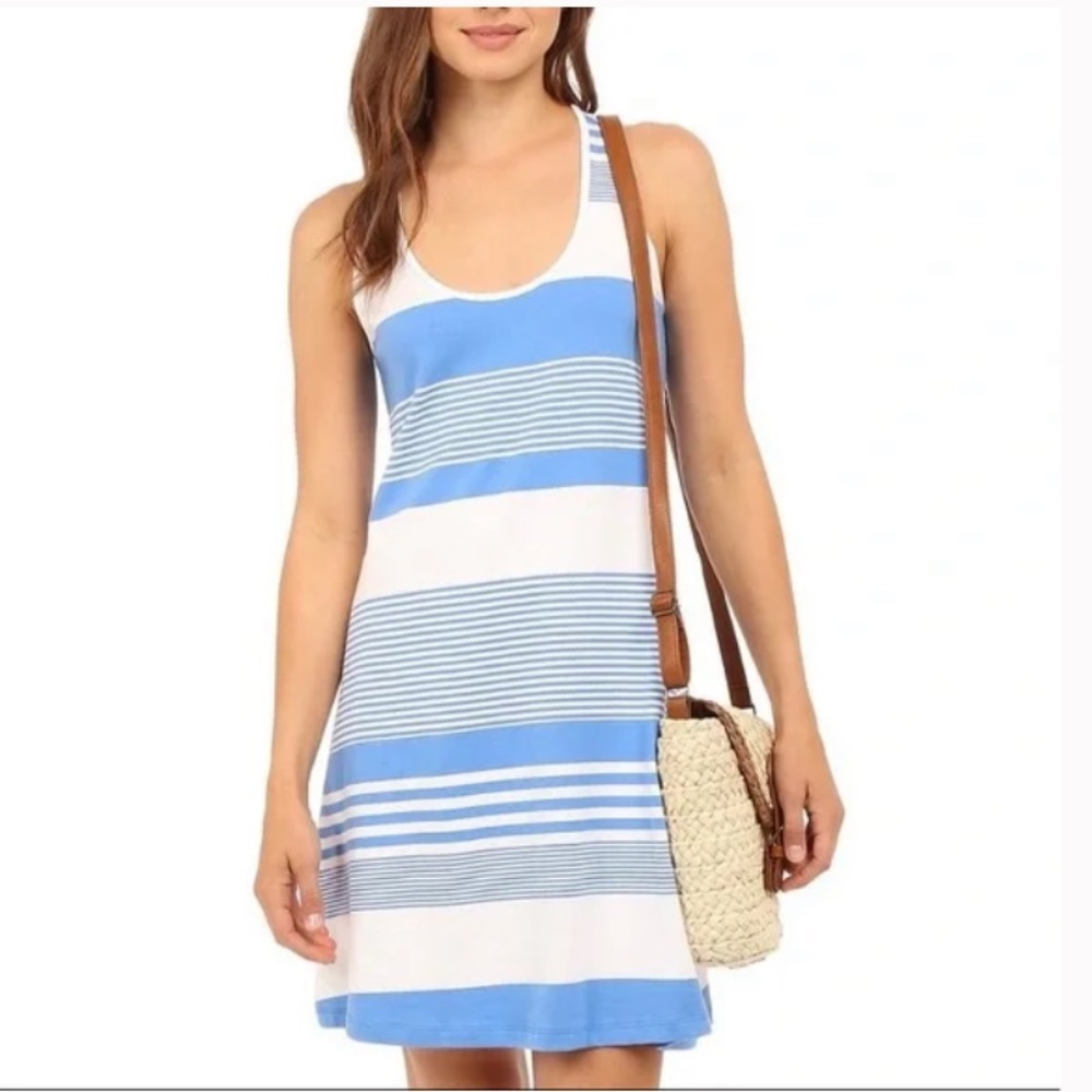 Lilly Pulitzer Melle Dress Blue and White Striped Size S
